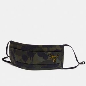 🦖 Coach Rexy face mask with camo print